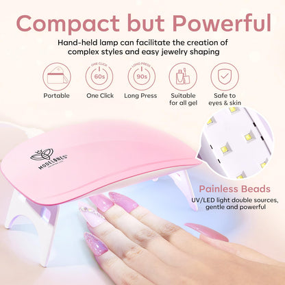 Modelones mini LED lamp for curing polygel