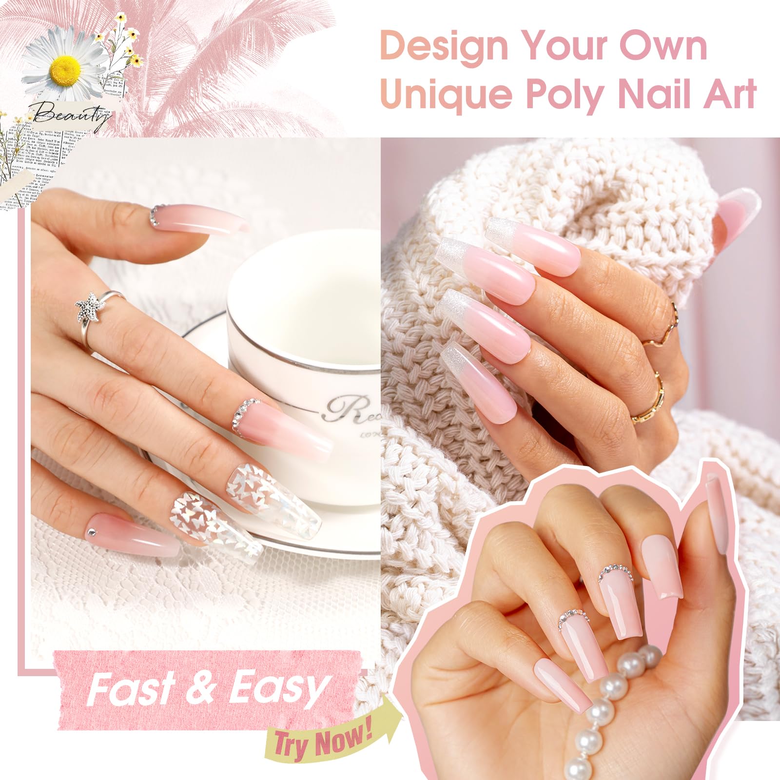 Professional nail extension gel by Rosalind