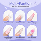 Nail art created with Supwee 3D sculpting gel