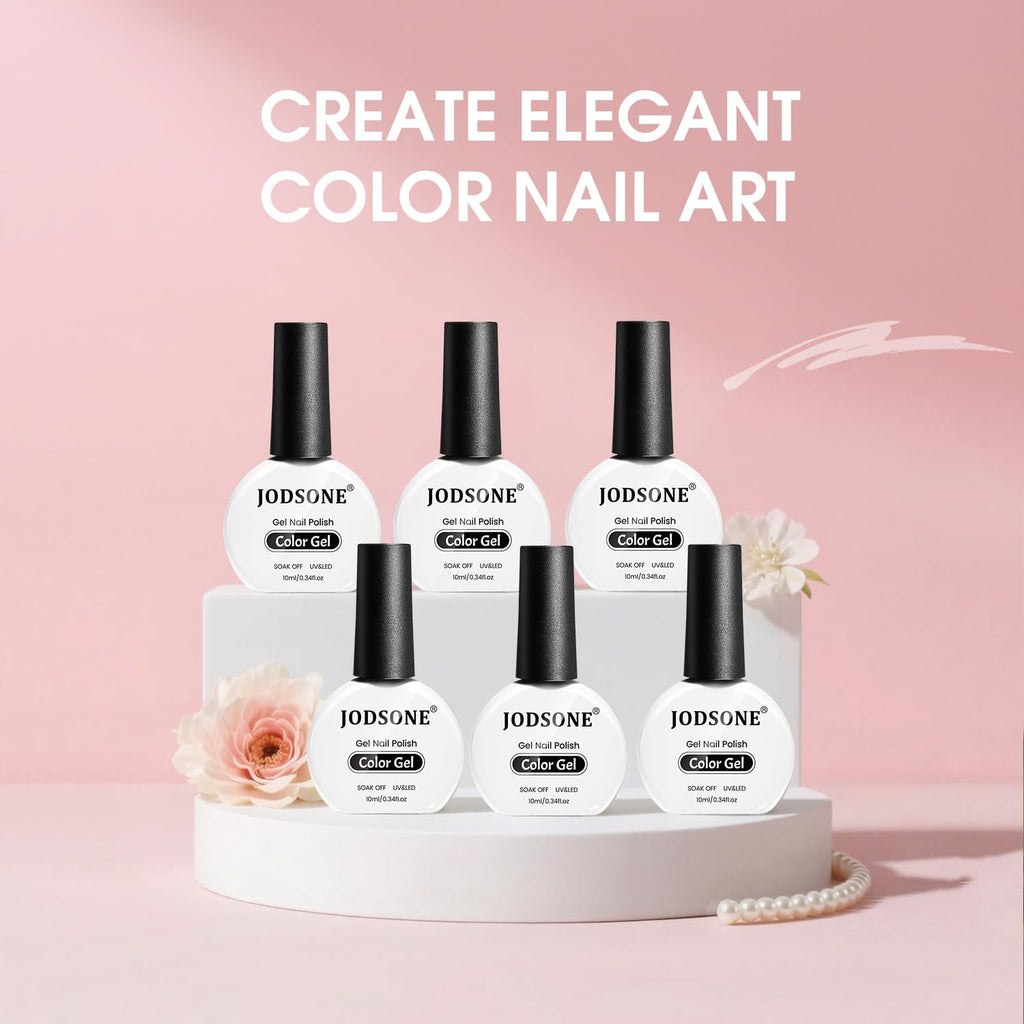 Finished glossy manicure showing the natural glow effect on nails.