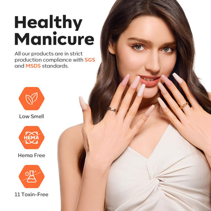 Long-lasting manicure results with Modelones 60ml clear gel