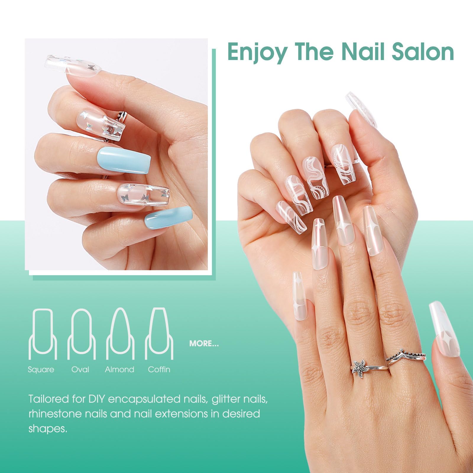 Rosalind poly gel tube with professional manicure tools