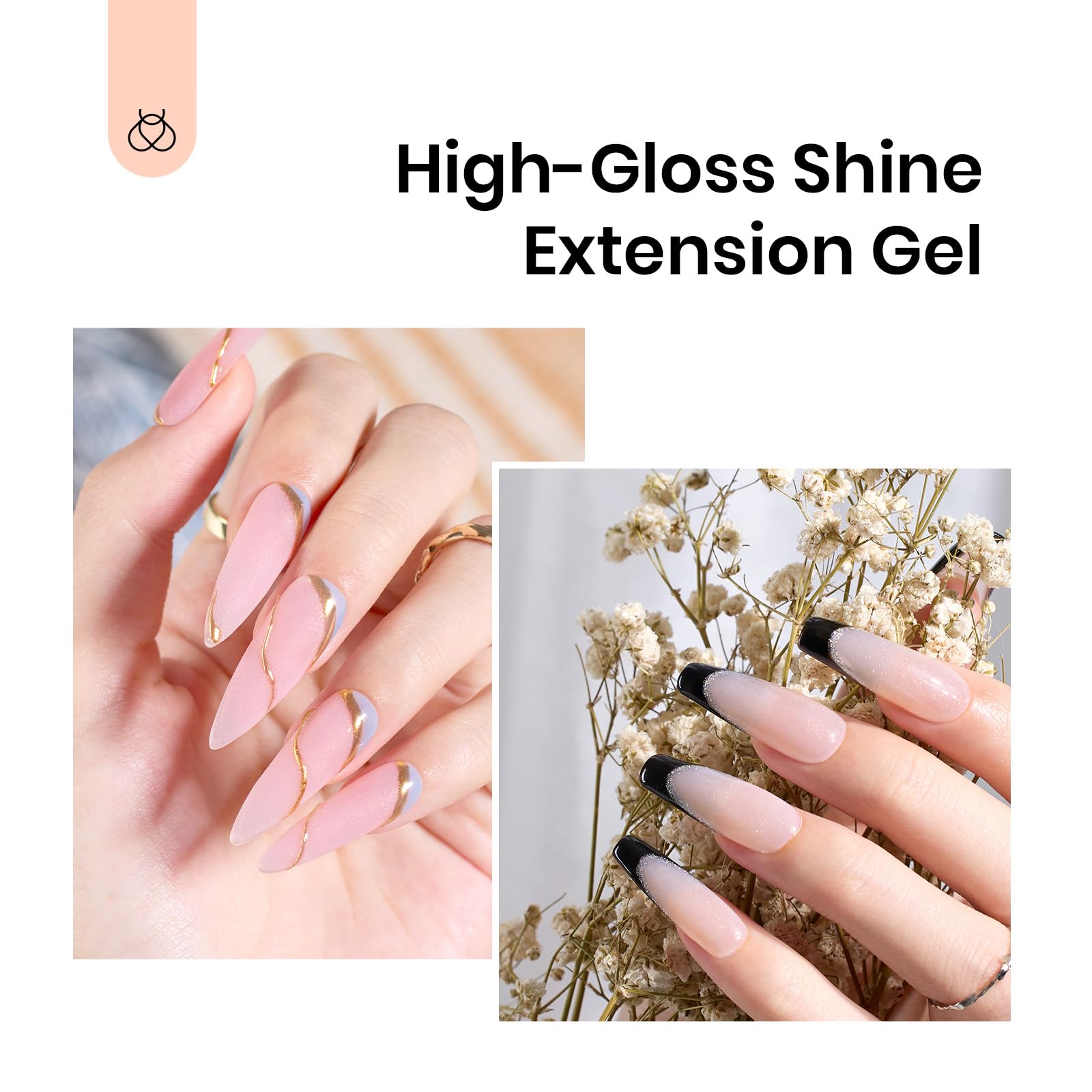 Complete Beetles poly gel manicure enhancement set components
