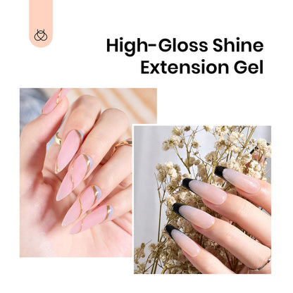 Complete Beetles poly gel manicure enhancement set components
