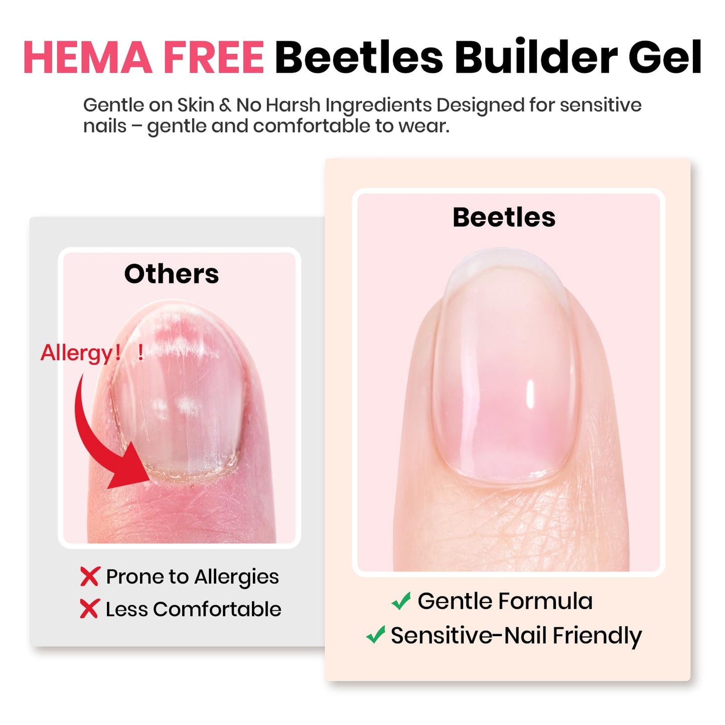 Beetles gel polish builder gel bottles showcasing nude shades