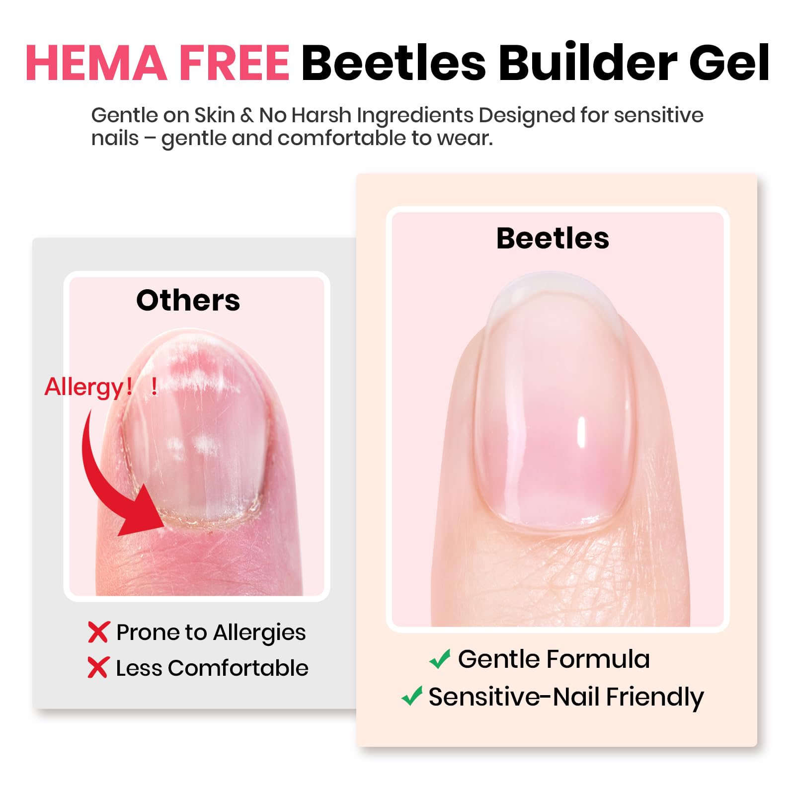 Beetles gel polish builder gel bottles showcasing nude shades
