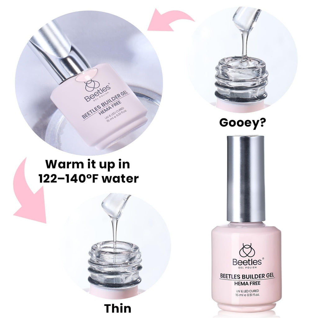 Full contents of the beetles gel nail kit