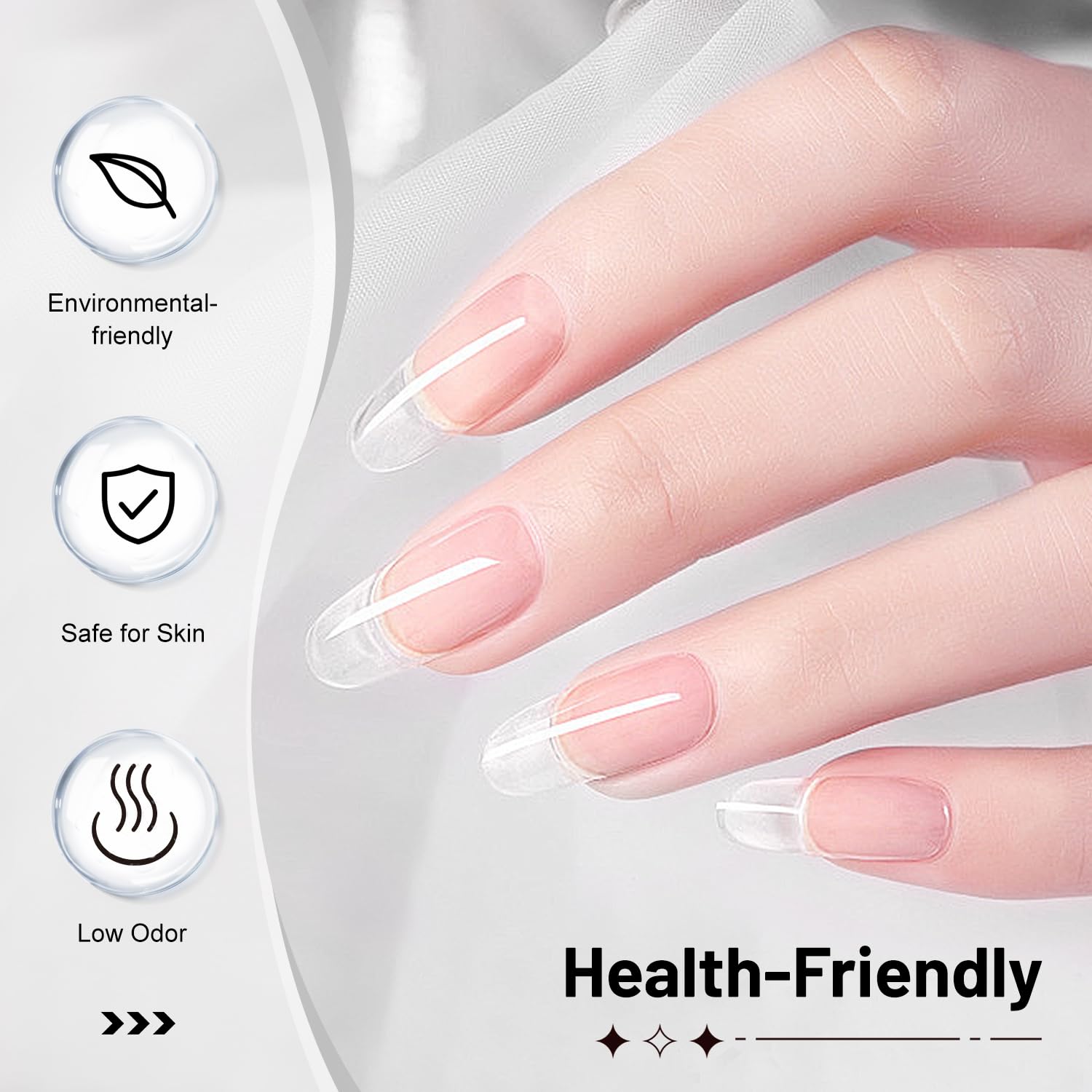 Detailed product packaging of Jodsone clear builder gel