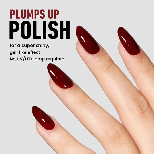 LONDONTOWN Kur Gel Genius clear nail top coat brush application detail