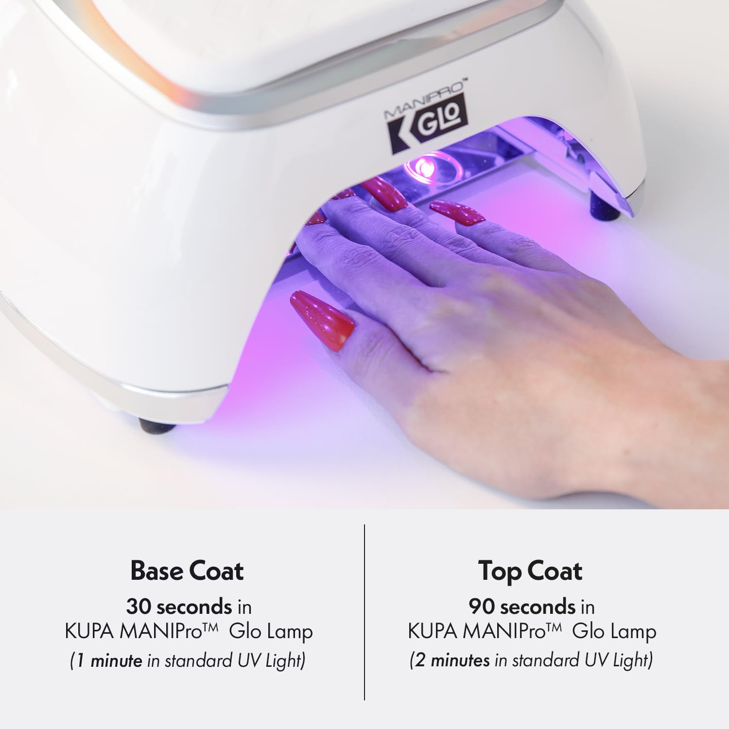 KUPA GelFinity professional grade gel top coat brush applicator