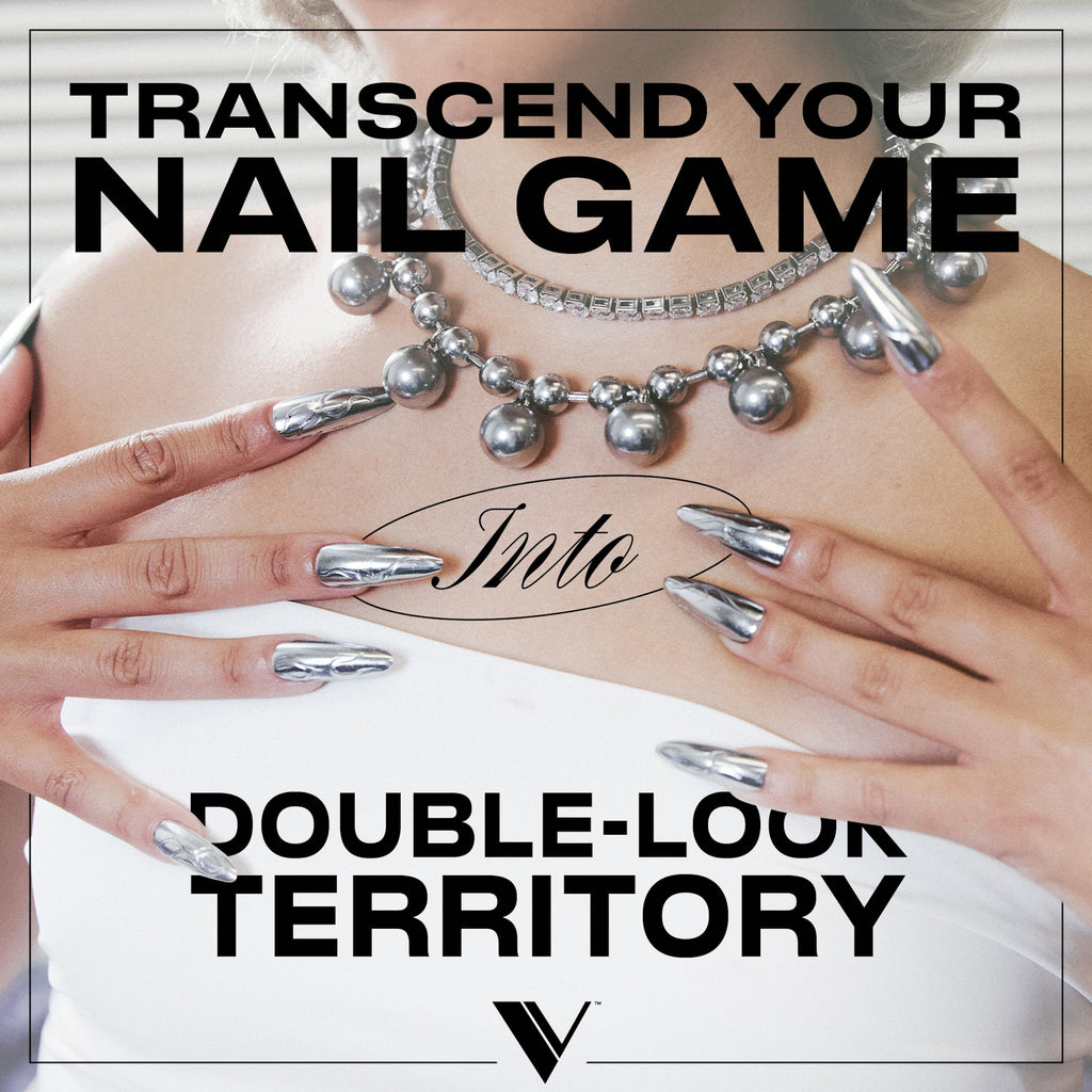 V Beauty Pure top coat product lineup and display