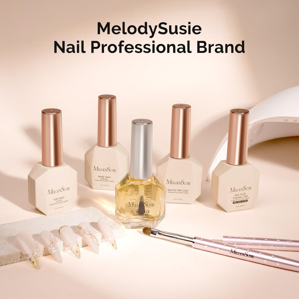 MelodySusie UV LED nail polish set lifestyle display