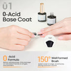 Modelones no-wipe glossy top coat bottle 10 milliliters