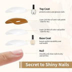 OpenLive base and top coat set side packaging profile