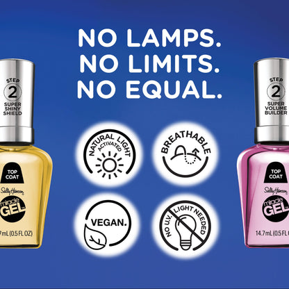 Group shot of the Sally Hansen two-step system components.