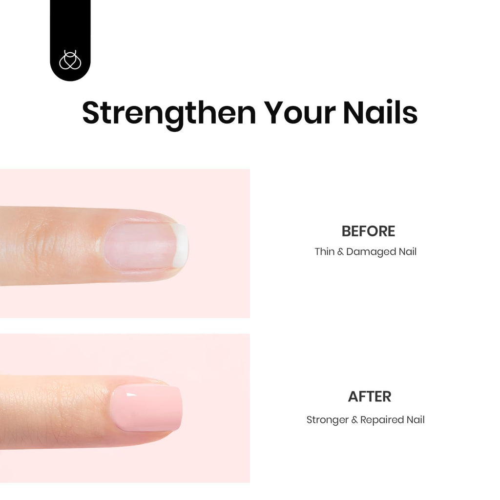 Romantic manicure style created with valentine gel top coat