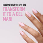 Londontown GelShift top coat glass bottle with applicator brush