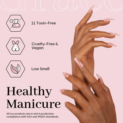 Trendy jelly gradient manicure using Modelones gel polish
