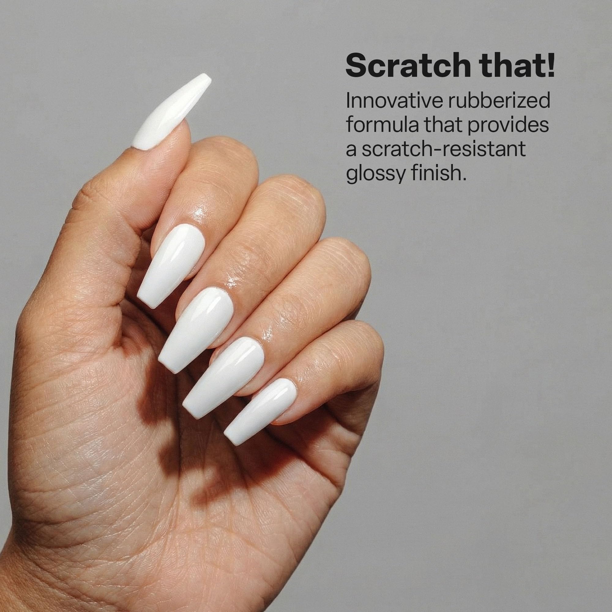 APRÉS Top Gelcoat X non wipe gel polish formula showcasing high shine clear gloss texture