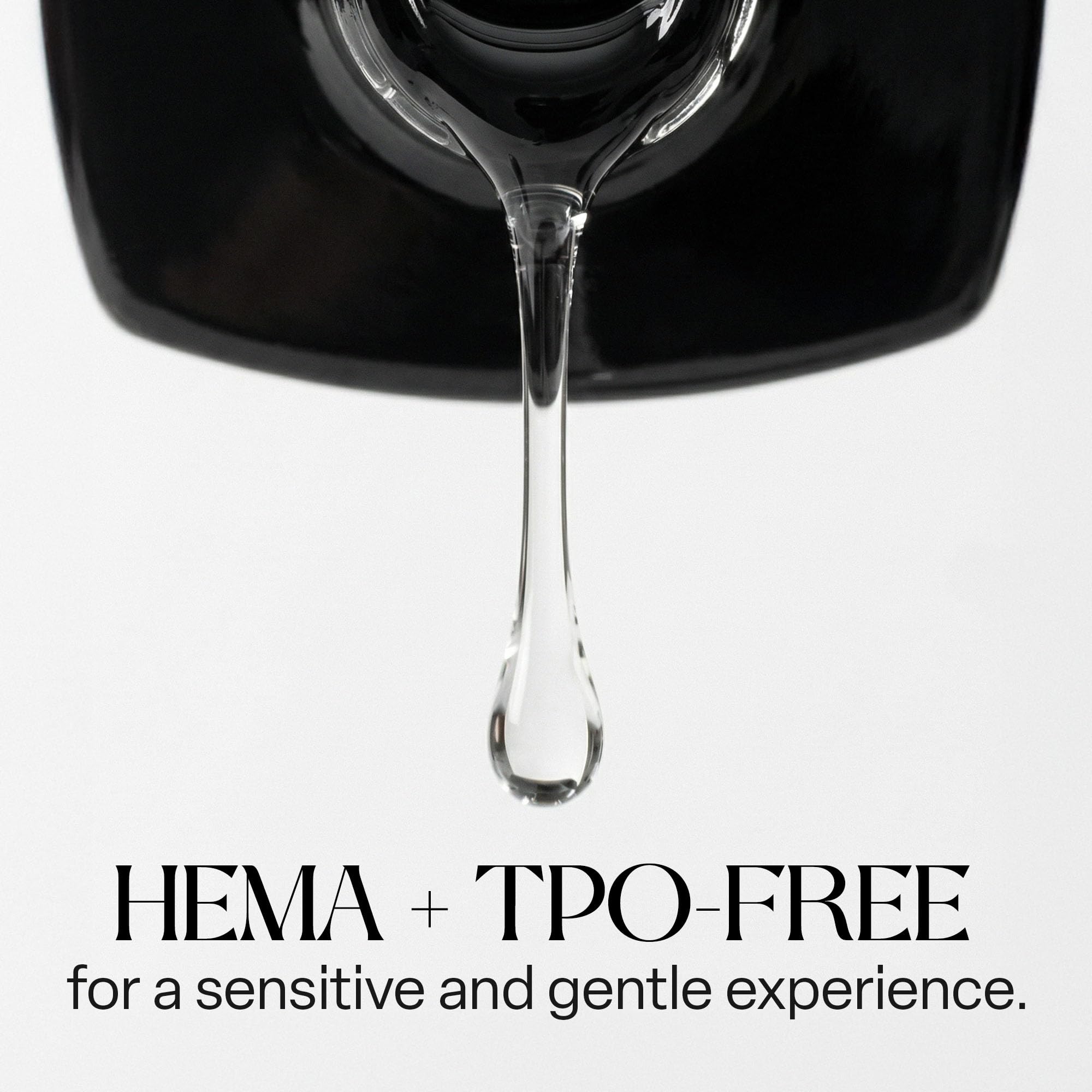 APRÉS Top Gelcoat X premium packaging side view indicating HEMA free and TPO free seals