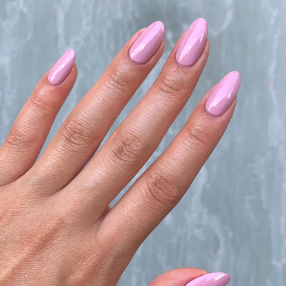 Smudge free professional manicure results with clear gloss top coat