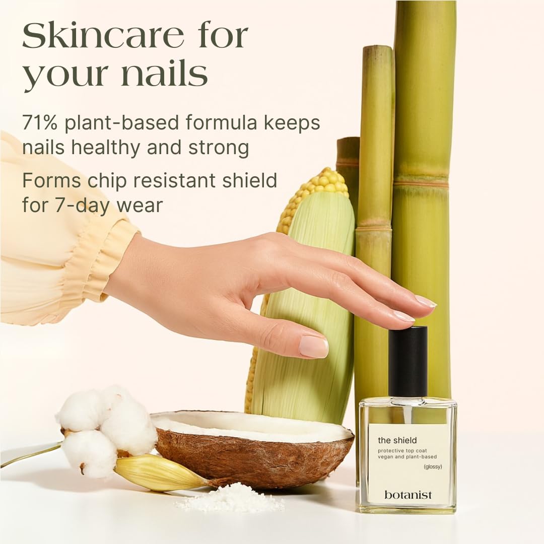 Model hands demonstrating high-shine finish with Botanist The Shield