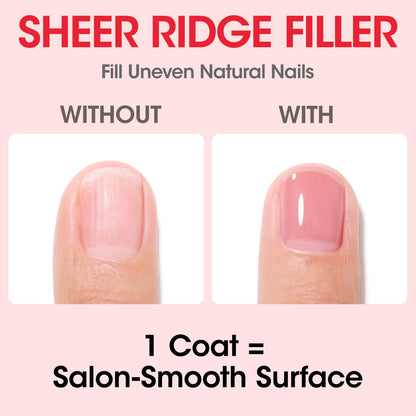 Gellen nail concealer bottle displaying the HEMA free and vegan certified symbols on packaging.