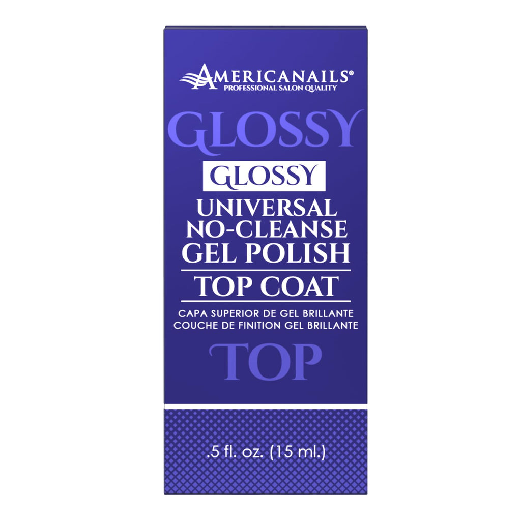 Americanails gel top coat product alignment for salon use