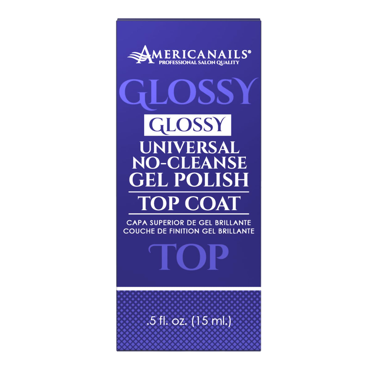 Americanails gel top coat product alignment for salon use