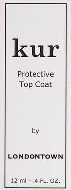 Londontown Kur Protective Top Coat label details