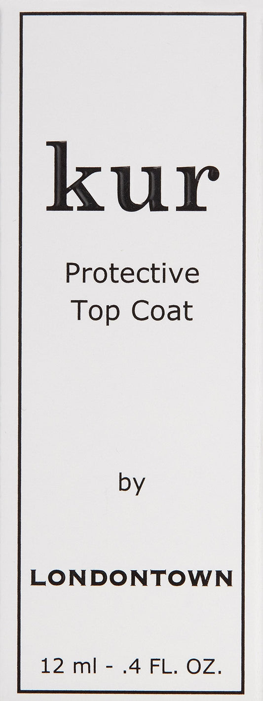 Londontown clear protective top coat nail polish bottle displayed on clean backdrop