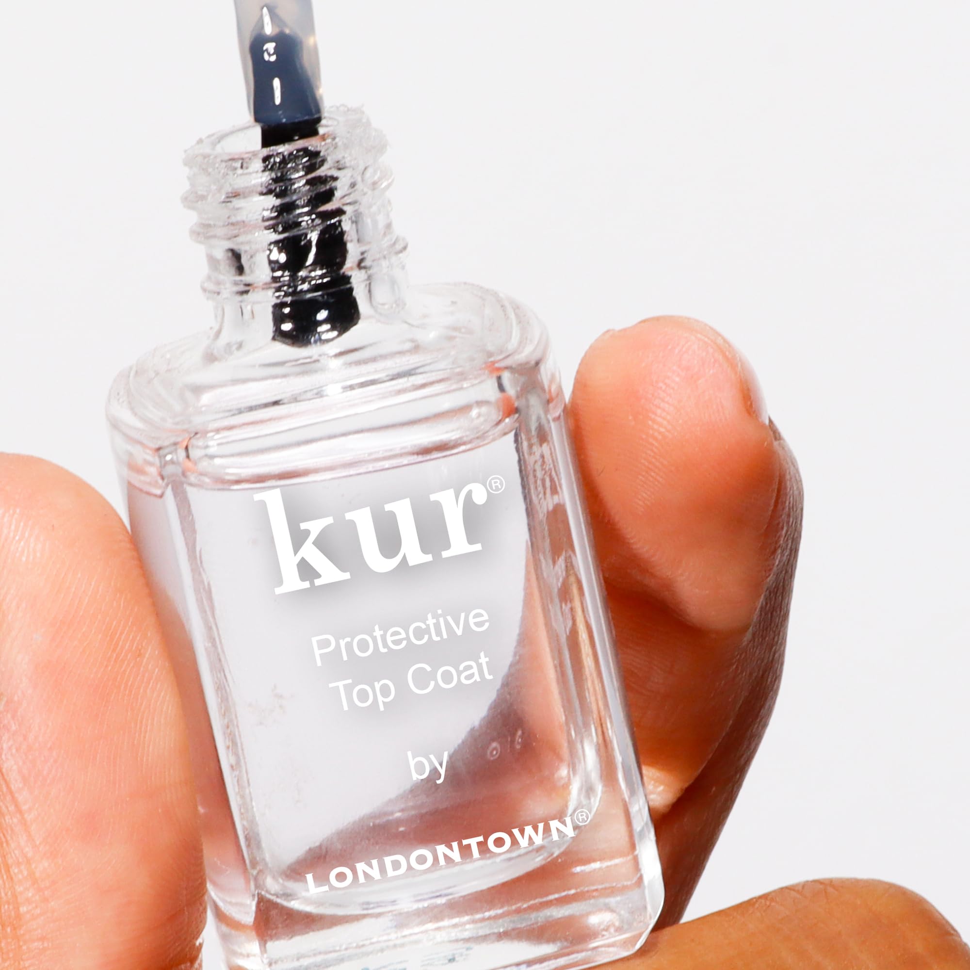 High gloss clear finish nail lacquer by Londontown Kur line