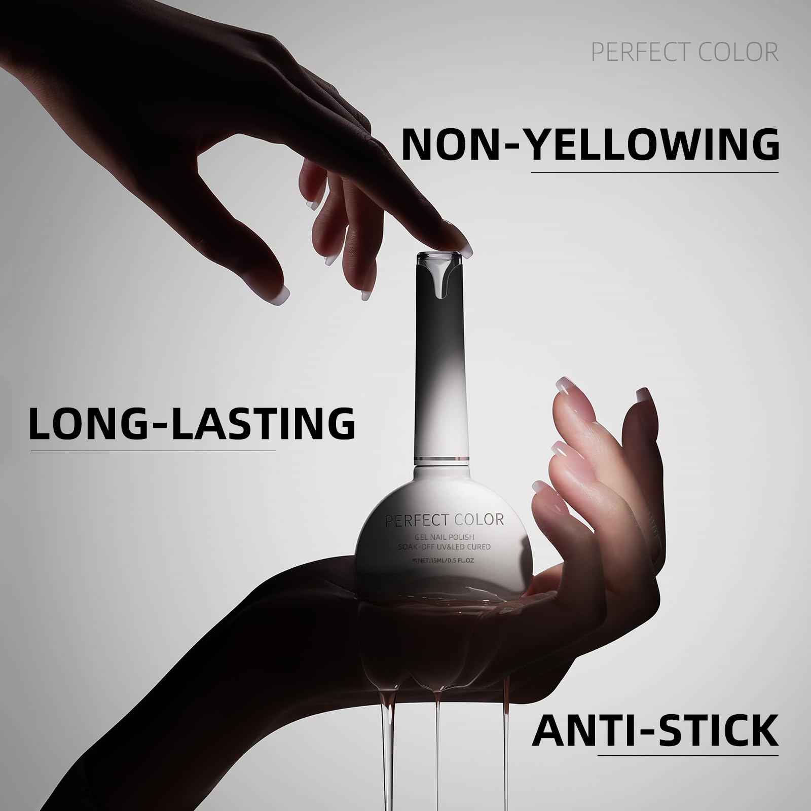 Demonstration of chrome powder being applied onto the cured anti-stick matte surface.