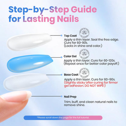 Beetles gel polish set for long lasting nail art
