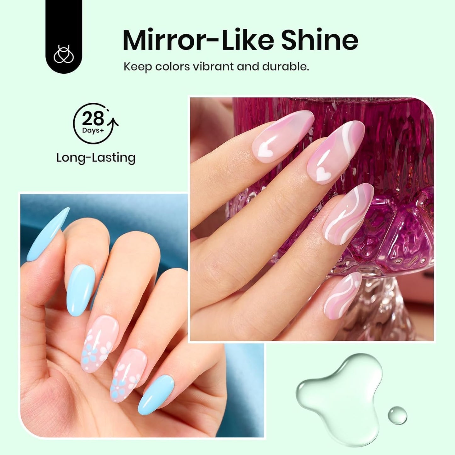 Beetles soak off UV LED gel nail essentials set