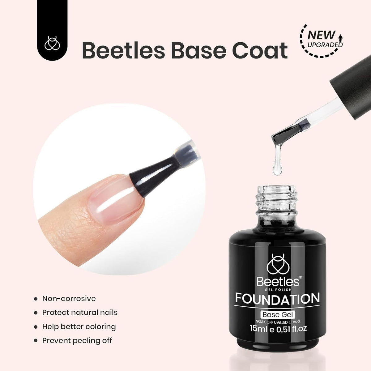 Beetles USA imported nail care set bottles display