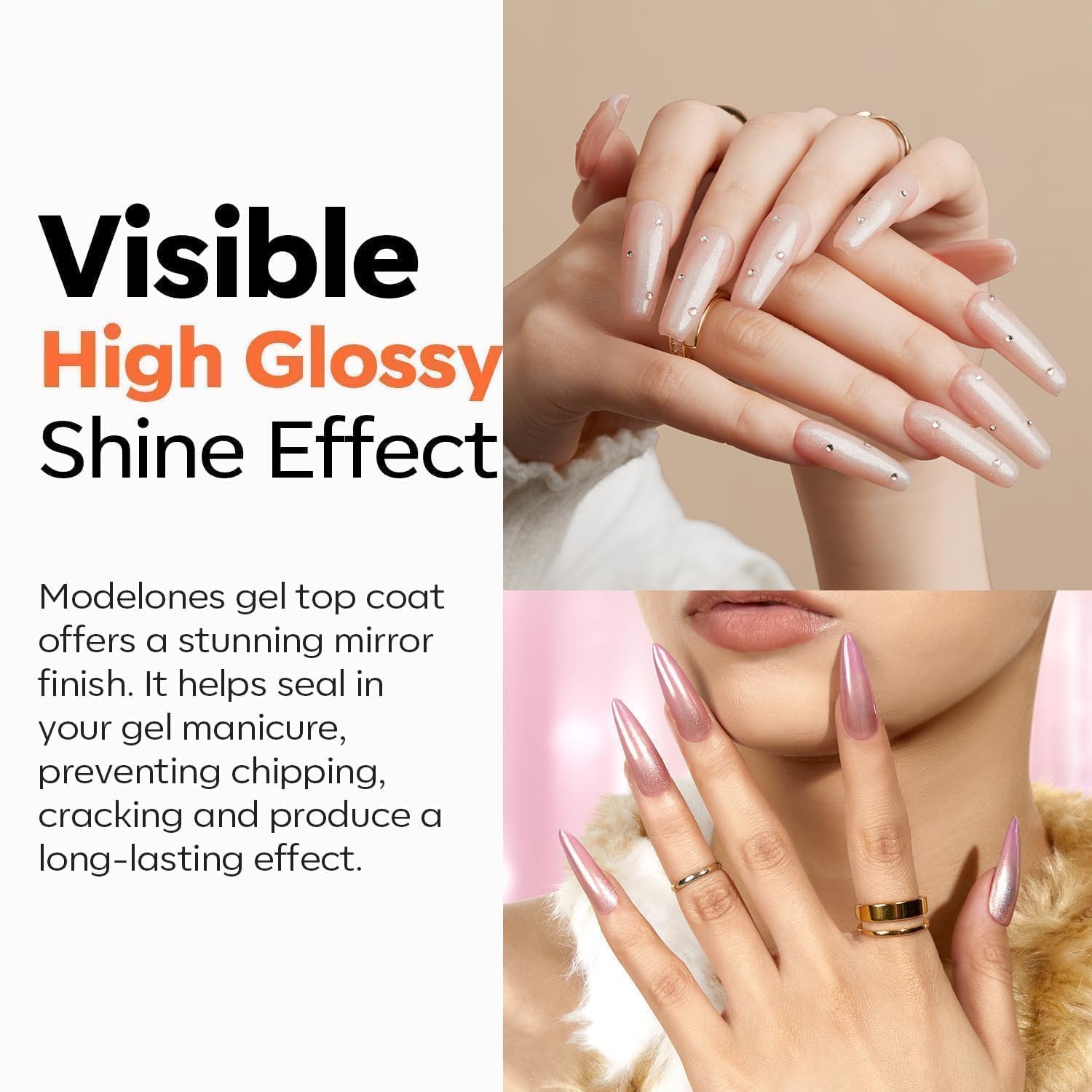 Two bottle set of Modelones gel nail essentials