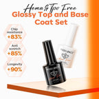 Manicure showcasing long-lasting high-gloss finish