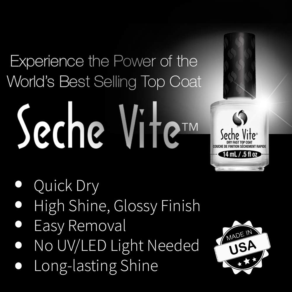 Side by side display of Seche nail polish duo set
