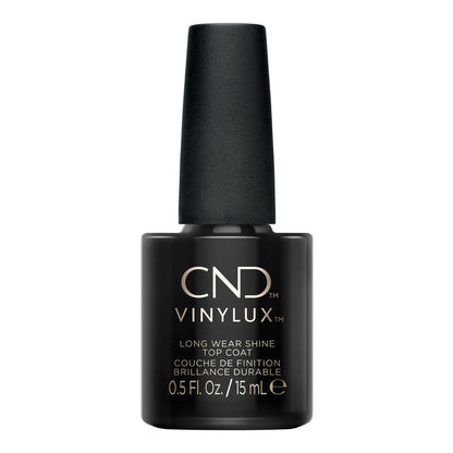 Cnd Vinylux top coat 0.5 fluid ounce bottle packaging