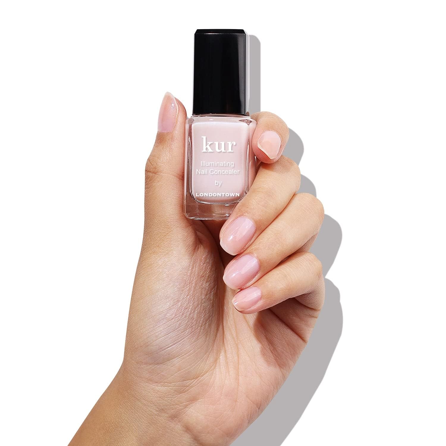 Londontown Pink Illuminating Nail Concealer bottle closeup