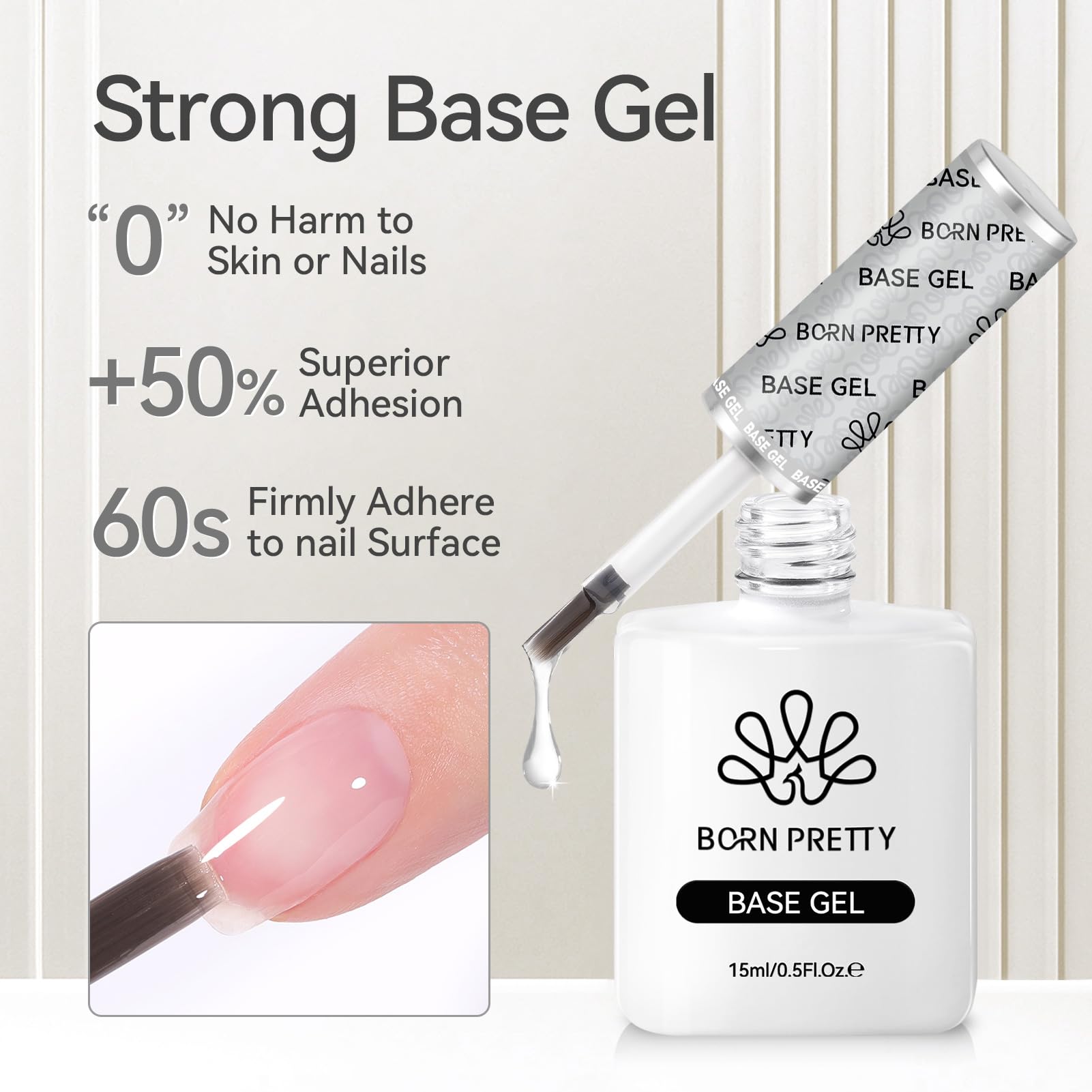 Born Pretty 15ml gel polish bottles for nail art