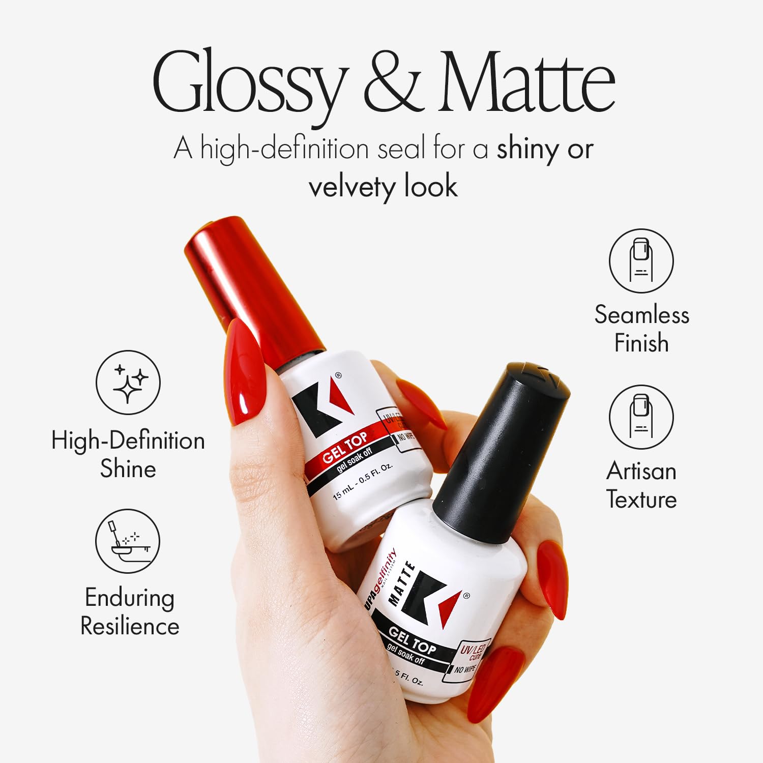 Kupa Gelfinity 0.5 fluid ounce bottle branding