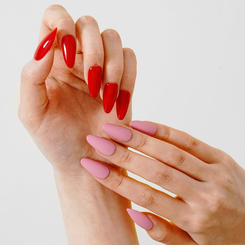 Kupa gel nail top and base set overhead flat lay view
