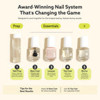 Dazzle Dry Transform ridge filler and Top Coat