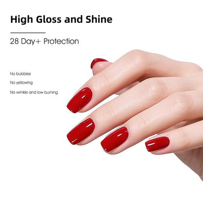 Venalisa no wipe high gloss top coat bottle highlighting the scratch-resistant protective sealing formula.