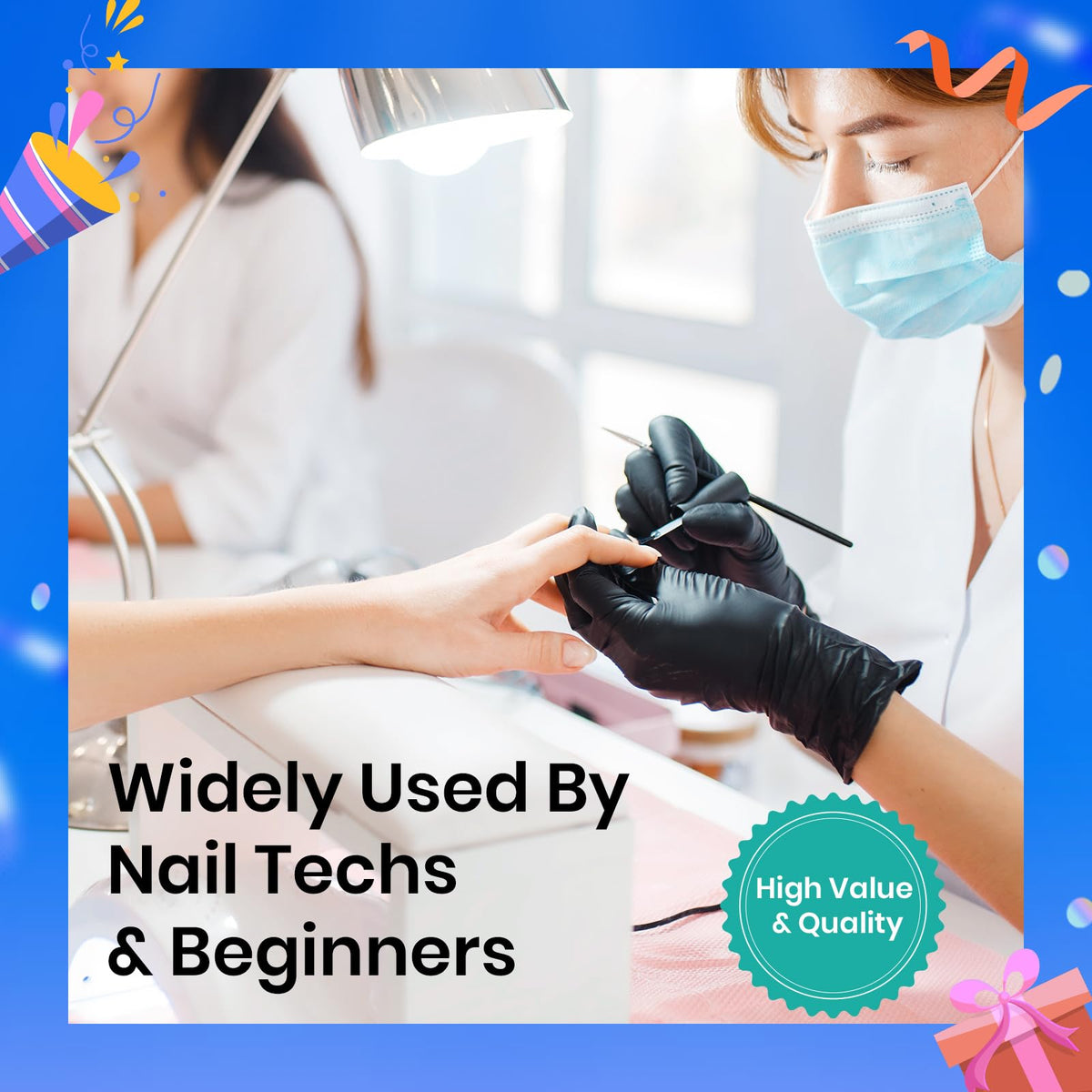 Beetles gel polish base and top coat set angled display