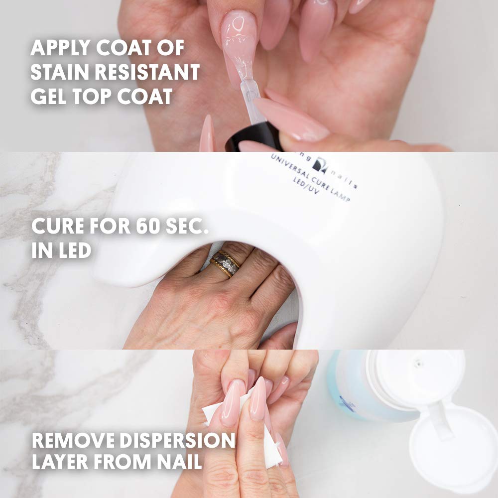 Young Nails high gloss no-wipe gel top coat packaging