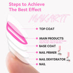 Makartt 15 milliliters nail dehydrator and primer set bottles