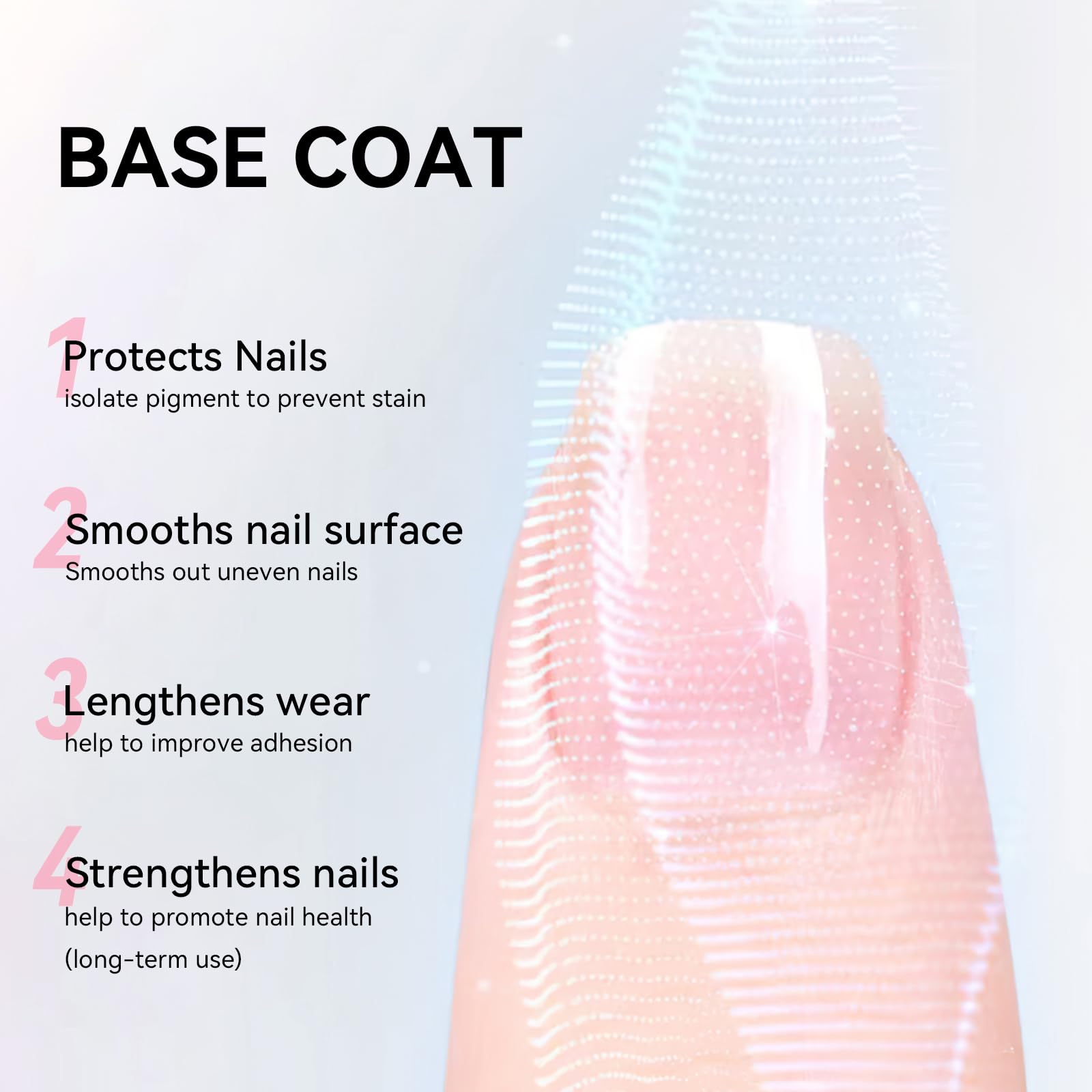 Nailshion vegan calcium vitamin E infused protective manicure kit bottles